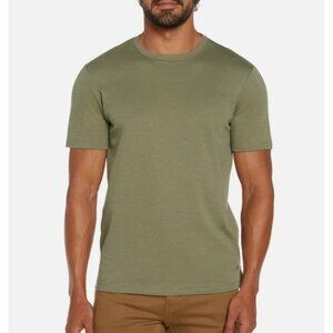 Banana Republic Men's M Luxe Touch Performance Tee Olive Green N0569